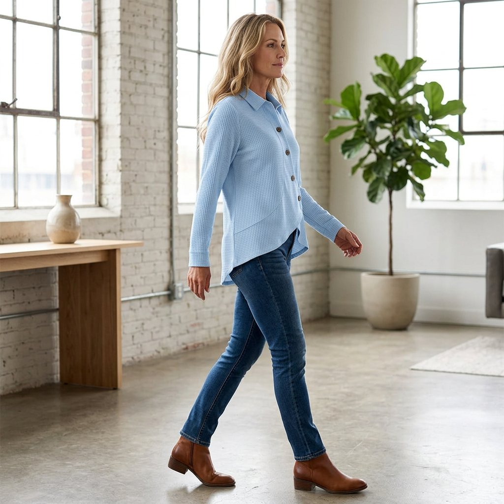 Ubaldina Ciriello™ Comfy Top for Effortless Style