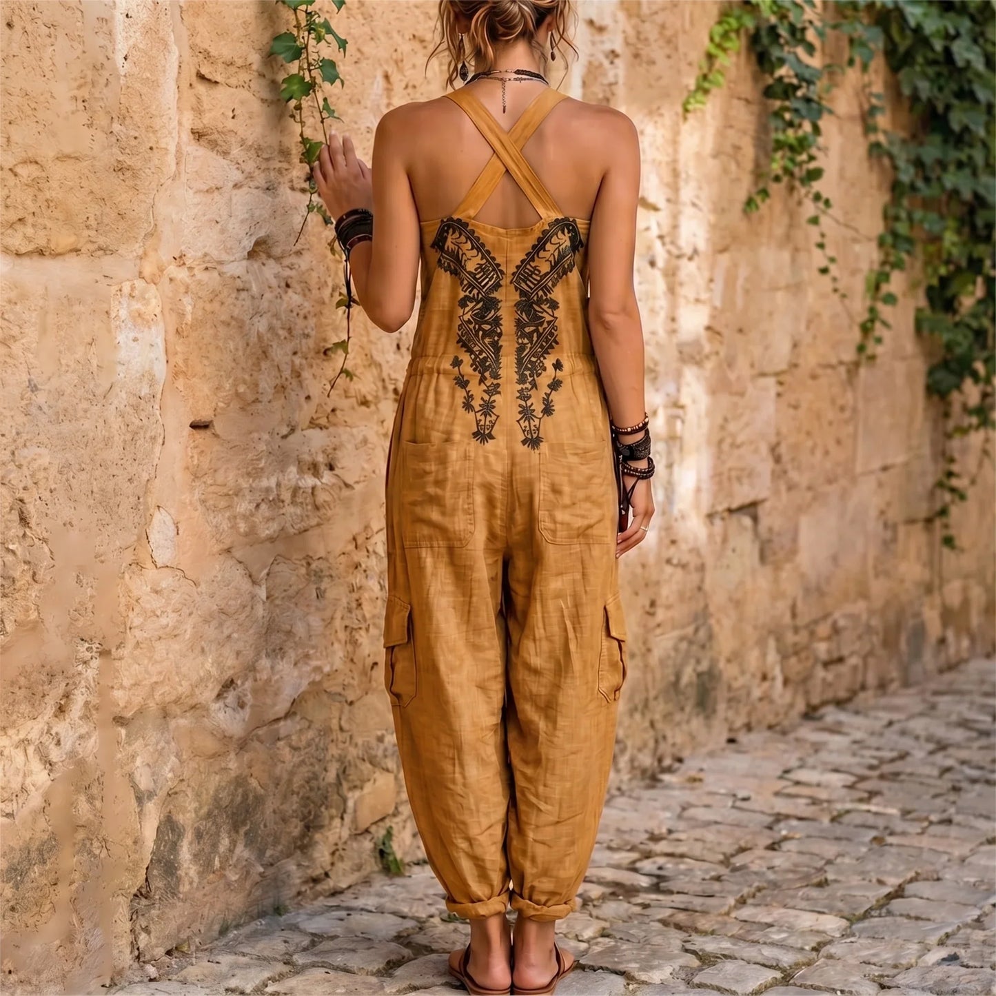 Ugolina Pesaresi™ Bohemian Jumpsuit for Effortless Everyday Elegance