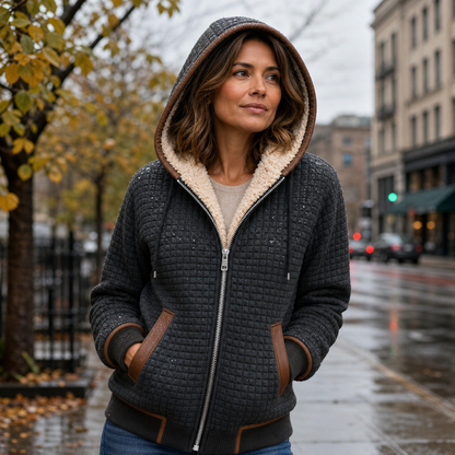 Uliva Scalia™ Cozy Hooded Teddy Jacket for Everyday Wear