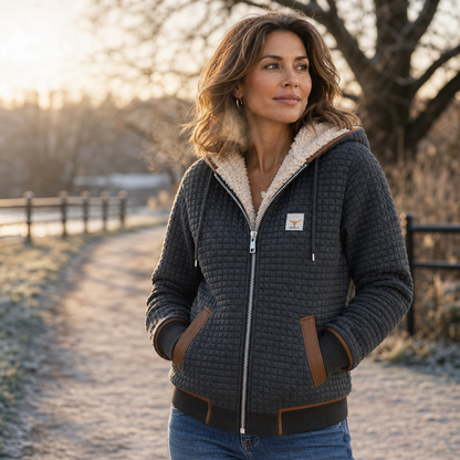 Uliva Scalia™ Cozy Hooded Teddy Jacket for Everyday Wear