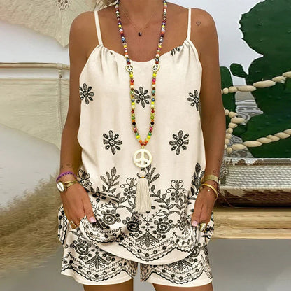 Uliva Tritapepe™ Lightweight Summer Cami & Shorts Set
