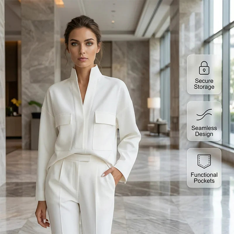 Valentina Barbieri™ Coordinated Workwear Set for Effortless Style