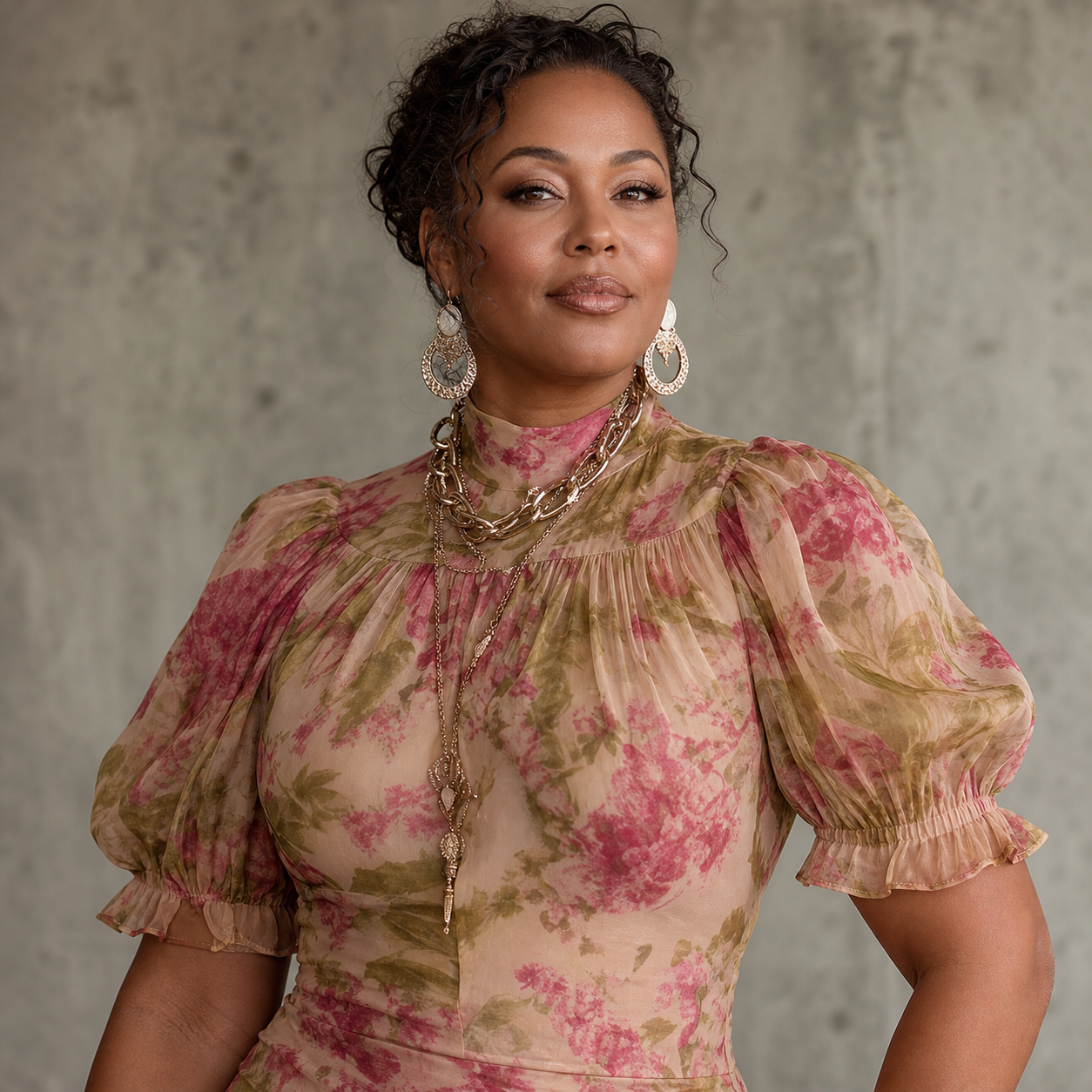 Valentina Petrelli™ Flattering Floral Maxi Dress for Effortless Elegance
