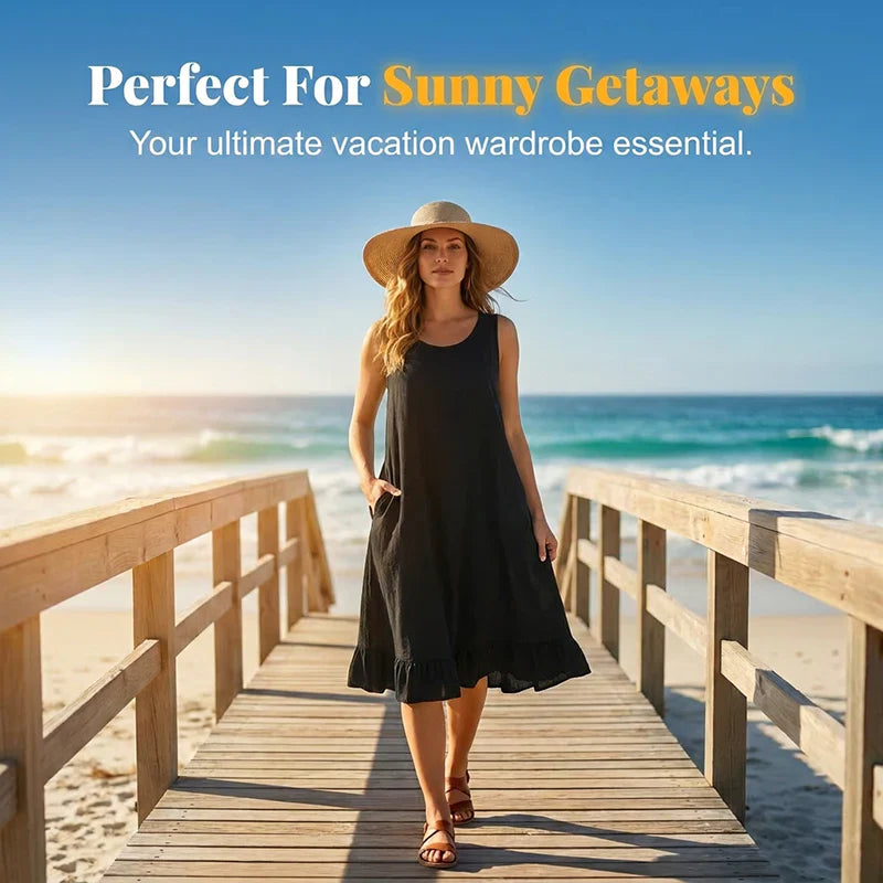 Valentina Santonastaso™ Effortless Ruffle Dress for Warm Days
