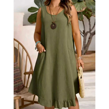 Valentina Santonastaso™ Effortless Ruffle Dress for Warm Days