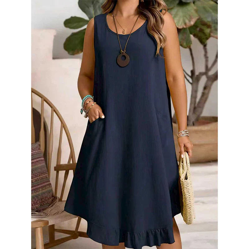 Valentina Santonastaso™ Effortless Ruffle Dress for Warm Days