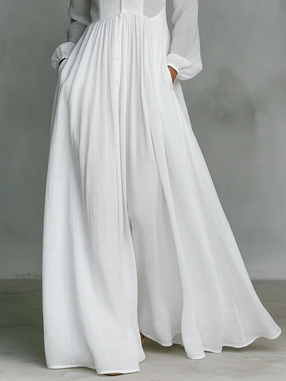 Valentina Vecchietti™ Breathable Maxi Dress for Effortless Style