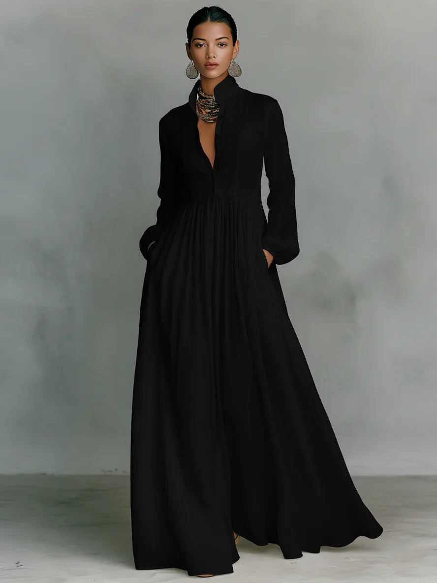 Valentina Vecchietti™ Breathable Maxi Dress for Effortless Style