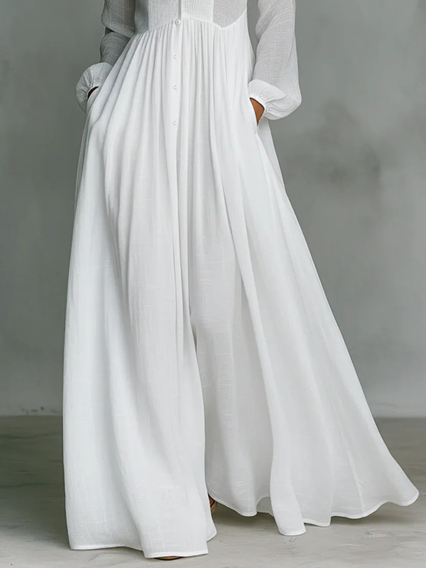 Valentina Vecchietti™ Breathable Maxi Dress for Effortless Style