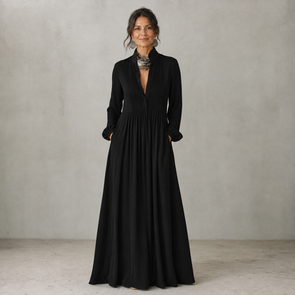 Valentina Vecchietti™ Breathable Maxi Dress for Effortless Style