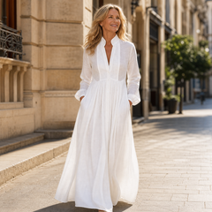 Valentina Vecchietti™ Breathable Maxi Dress for Effortless Style