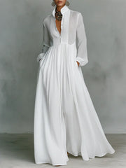 Valentina Vecchietti™ Breathable Maxi Dress for Effortless Style