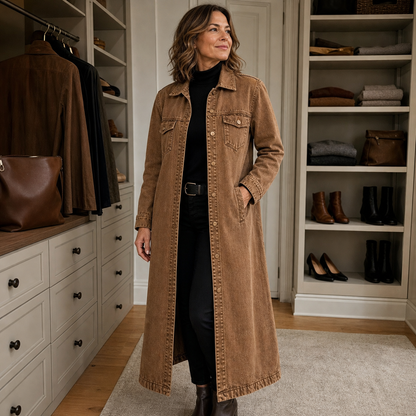 Valeria Bolzano™ Longline Button Cardigan for Effortless Layering