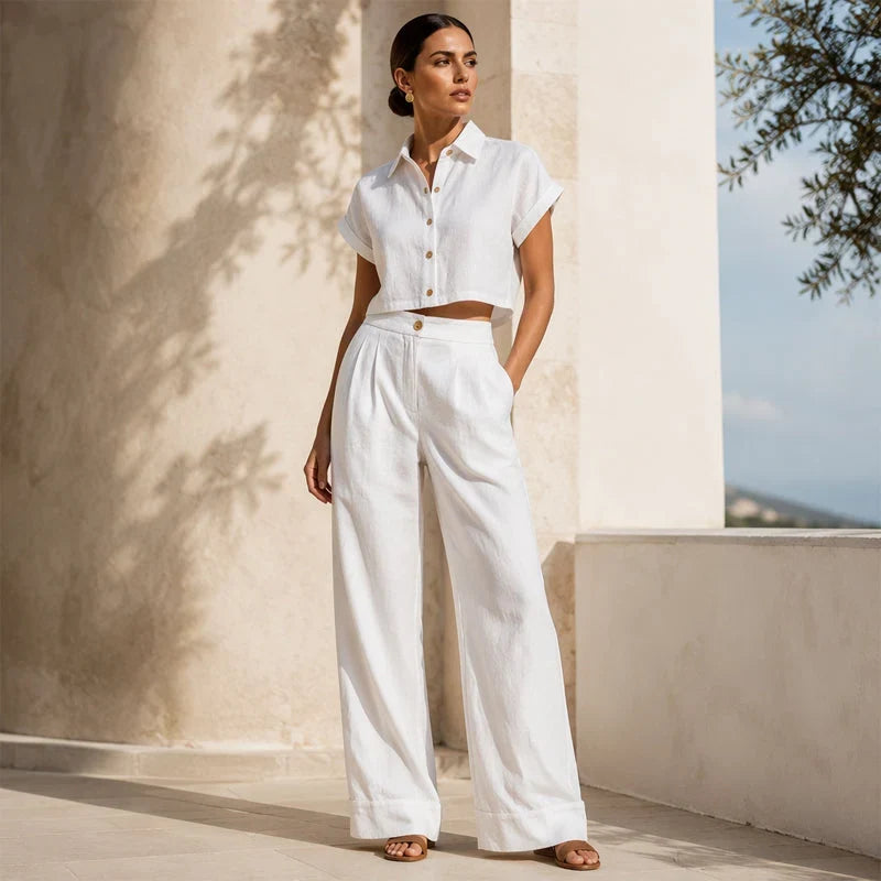 Valeria Bonarrigo™ Breathable Pants for Work and Weekends