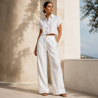 Valeria Bonarrigo™ Breathable Pants for Work and Weekends