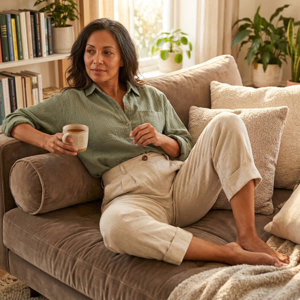 Valeria Bonarrigo™ Breathable Pants for Work and Weekends