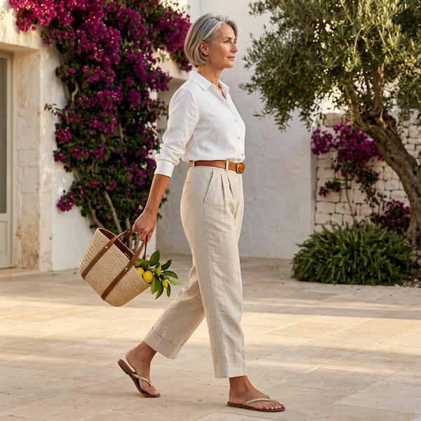 Valeria Bonarrigo™ Breathable Pants for Work and Weekends
