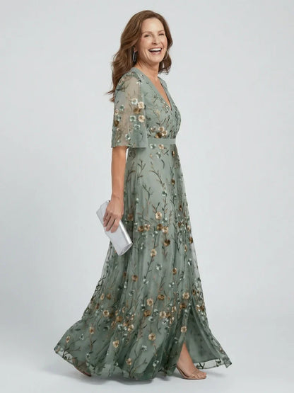 Valeria Zampieri™ Elegant Floral Maxi Dress for Effortless Style