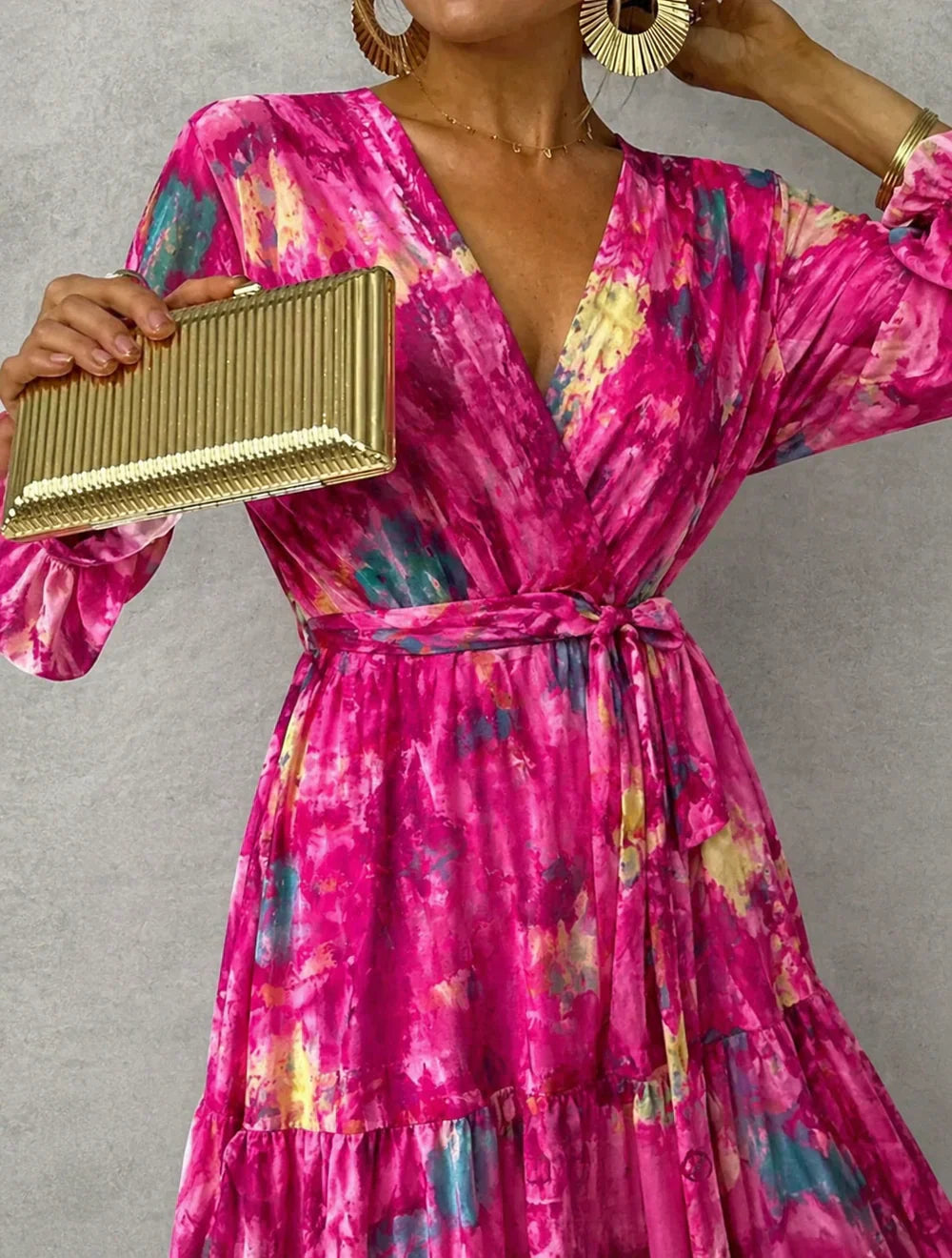 Valeria Zampieri™ Elegant Floral Maxi Dress for Effortless Style