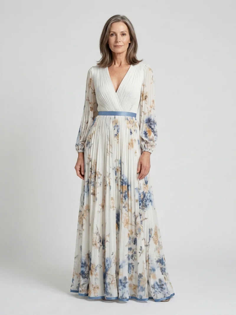 Valeria Zampieri™ Elegant Floral Maxi Dress for Effortless Style