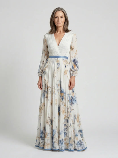 Valeria Zampieri™ Elegant Floral Maxi Dress for Effortless Style