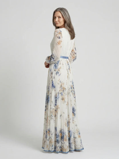 Valeria Zampieri™ Elegant Floral Maxi Dress for Effortless Style