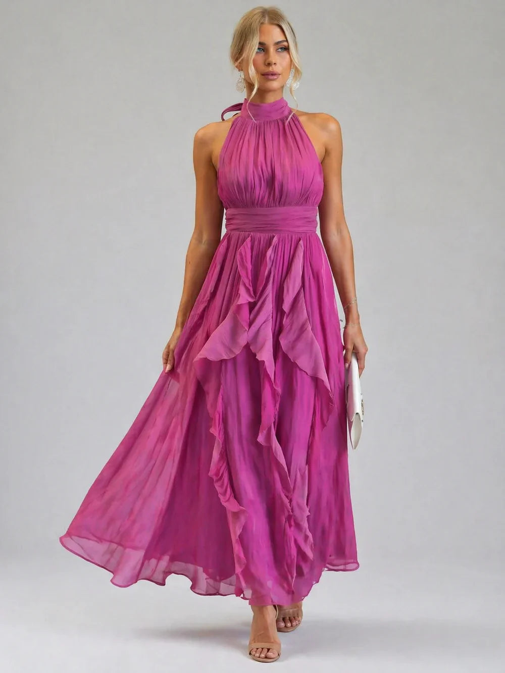Valeria Zampieri™ Elegant Floral Maxi Dress for Effortless Style
