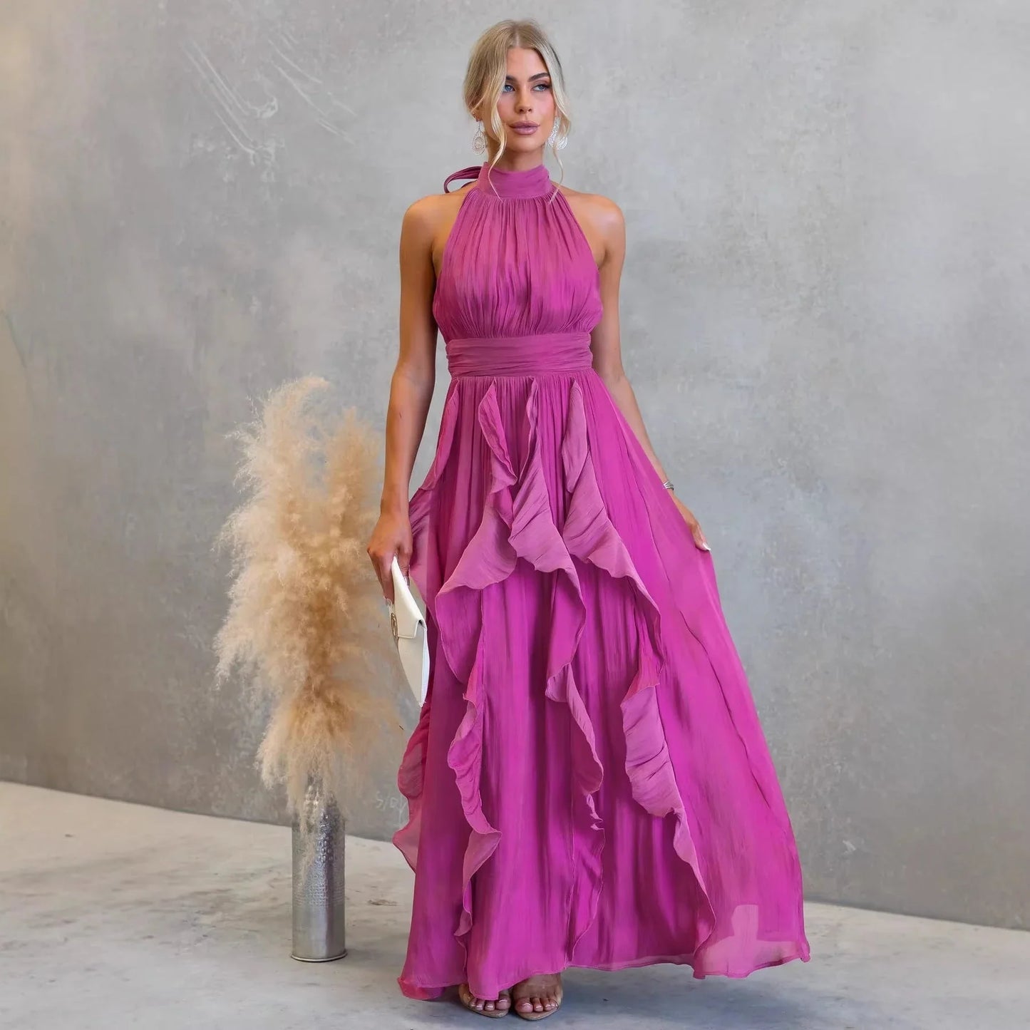 Valeria Zampieri™ Elegant Floral Maxi Dress for Effortless Style