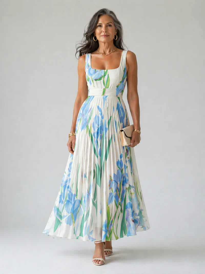 Valeria Zampieri™ Elegant Floral Maxi Dress for Effortless Style