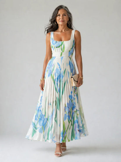 Valeria Zampieri™ Elegant Floral Maxi Dress for Effortless Style