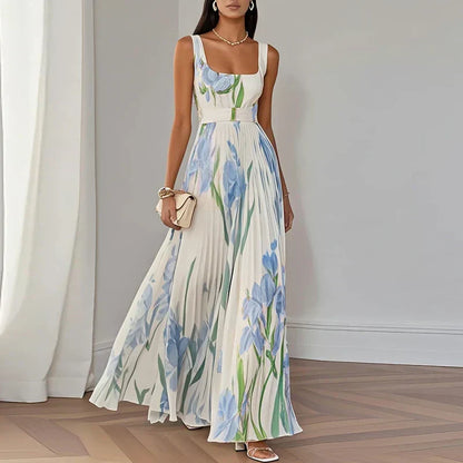 Valeria Zampieri™ Elegant Floral Maxi Dress for Effortless Style
