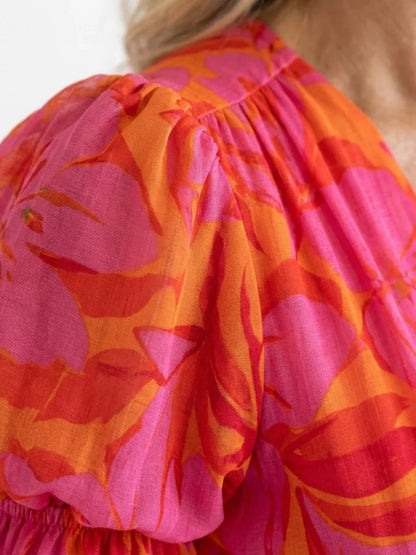 Valeria Zampieri™ Elegant Floral Maxi Dress for Effortless Style