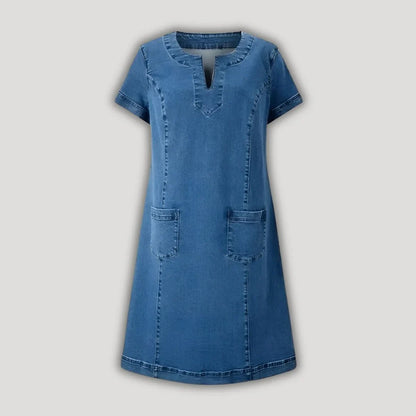 Vanda Fornaciari™ Short Sleeve V Neck Top for Effortless Style