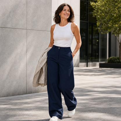 Velia Corsi™ Soft-Touch Cargo Trousers for Everyday Comfort