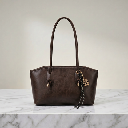 Velour Muse™ Chic Retro Leather Shoulder Bag