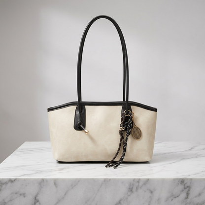 Velour Muse™ Chic Retro Leather Shoulder Bag