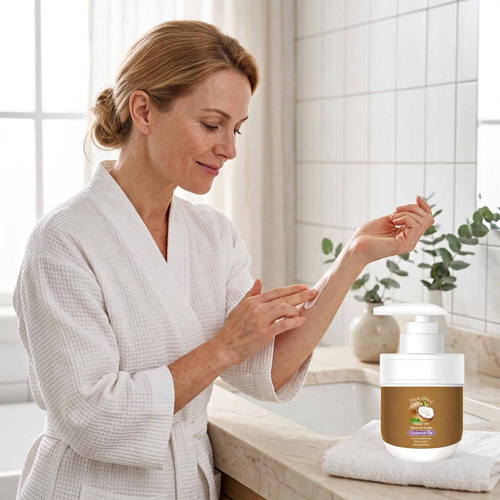 Velourashe™ Gentle Coconut Hair Removal Cream, Face and Body