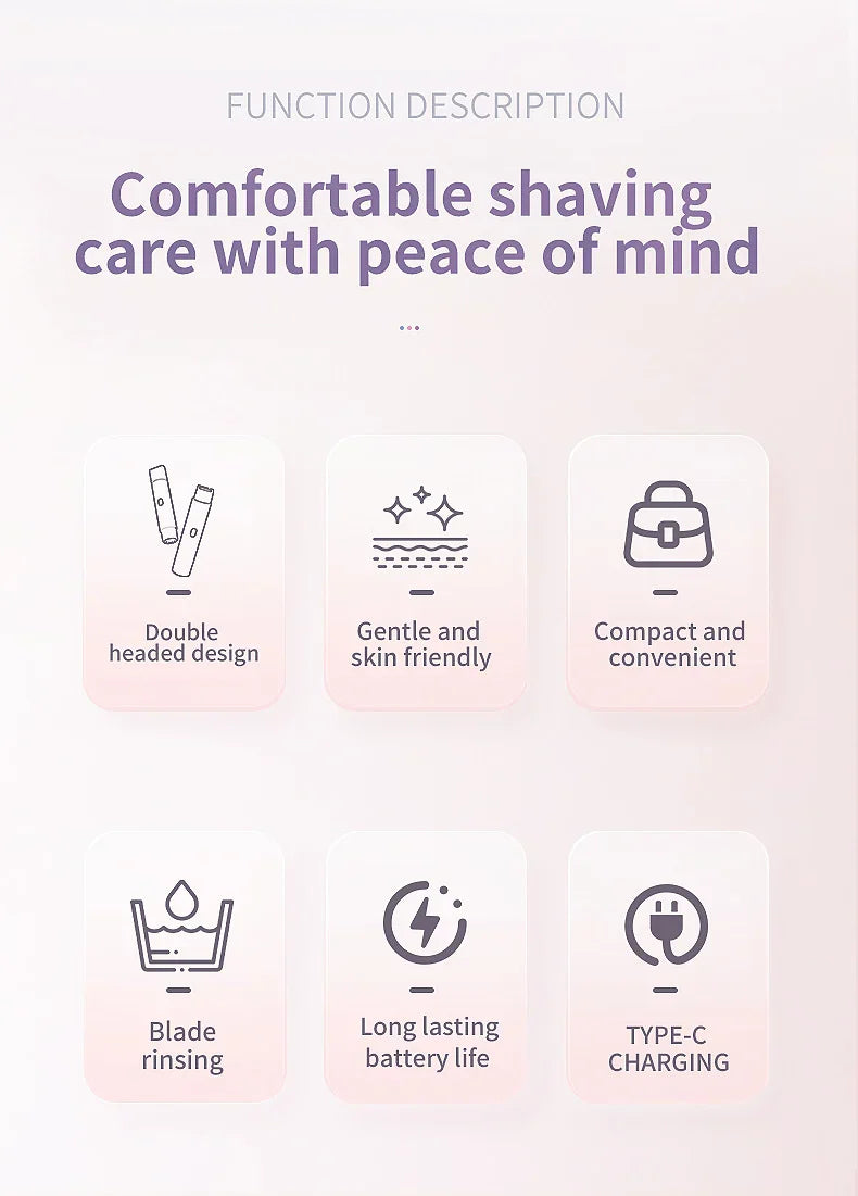 Velurané™ Gentle Electric Lady Shaver