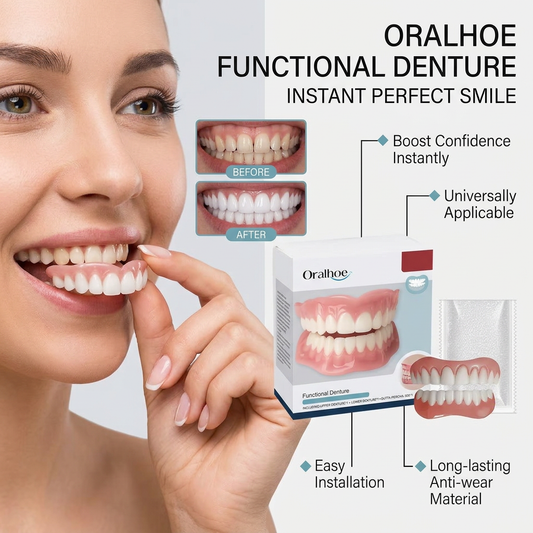VelvetDent Pro™ Soft Silicone Denture Cushion for Secure Fit