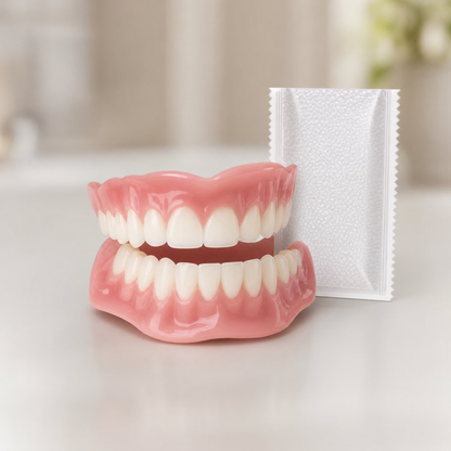 VelvetDent Pro™ Soft Silicone Denture Cushion for Secure Fit