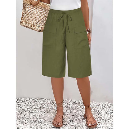 Vera Fortini™ Breathable Drawstring Capri Shorts