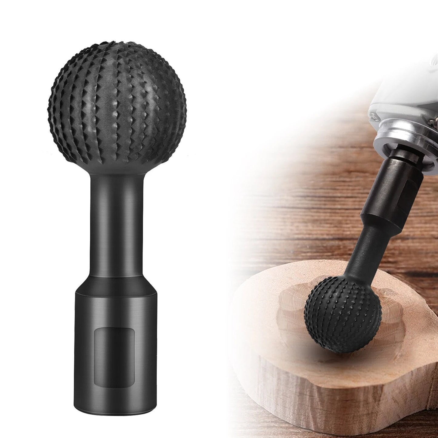 Versa Grind™️ Attachment ball drill for wood
