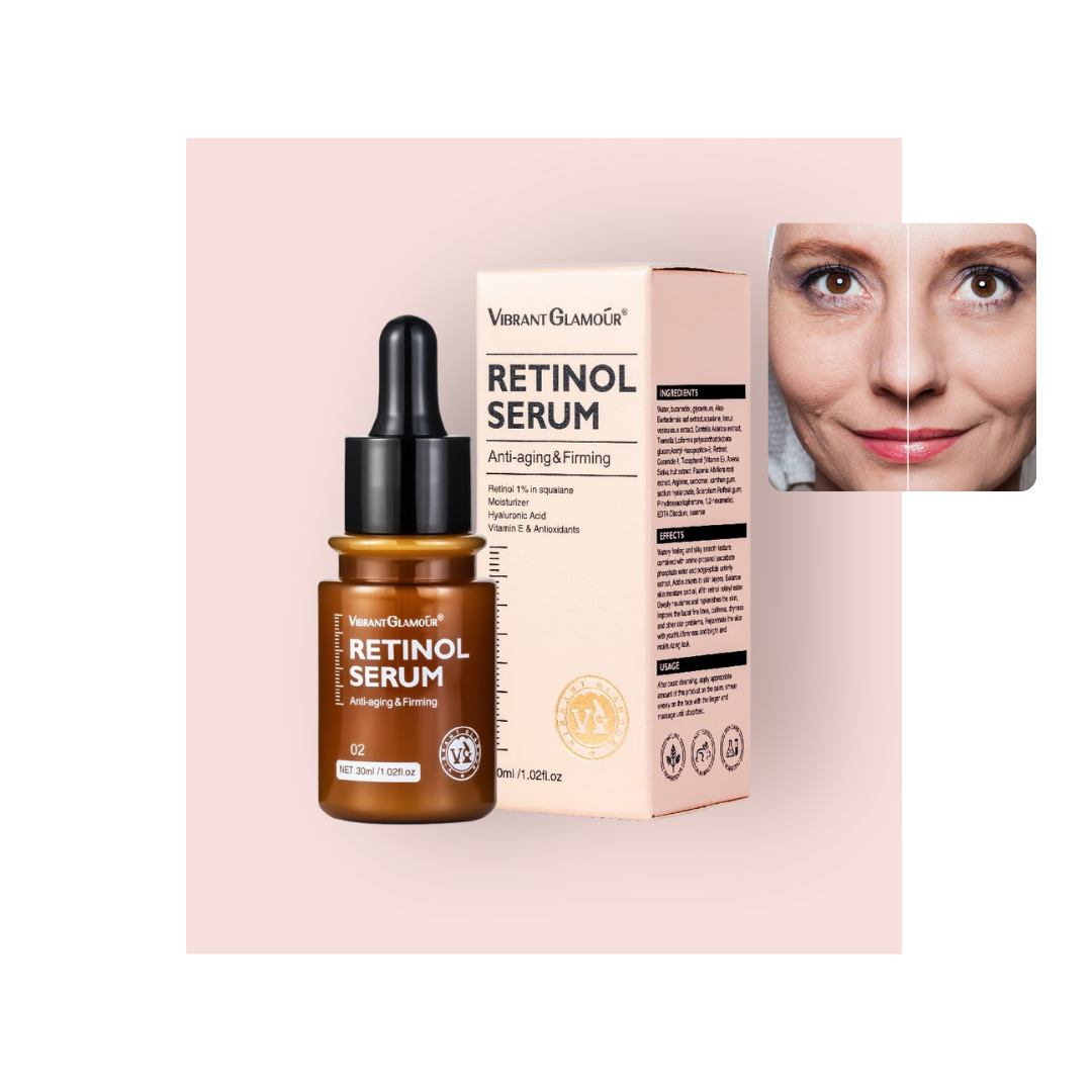 Vibrant Glamour+™ Retinol Anti-Aging Serum | No more wrinkles and uneven skin