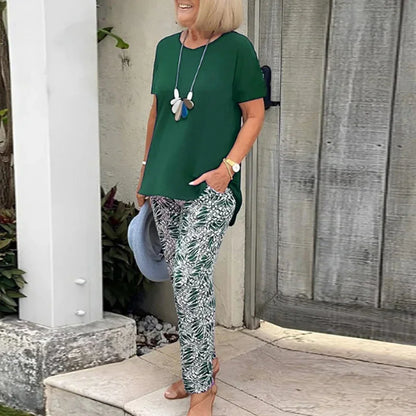 Vincenza Fossati™ Coordinated Two-Piece Set for Effortless Style