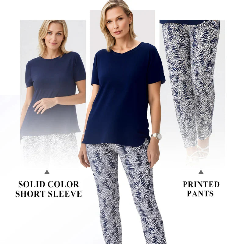 Vincenza Fossati™ Coordinated Two-Piece Set for Effortless Style