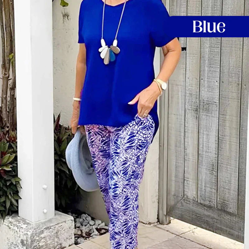 Vincenza Fossati™ Coordinated Two-Piece Set for Effortless Style
