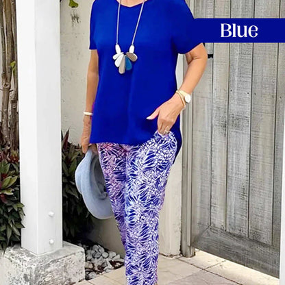 Vincenza Fossati™ Coordinated Two-Piece Set for Effortless Style