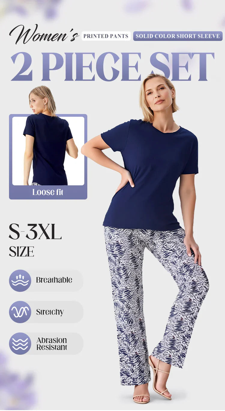 Vincenza Fossati™ Coordinated Two-Piece Set for Effortless Style
