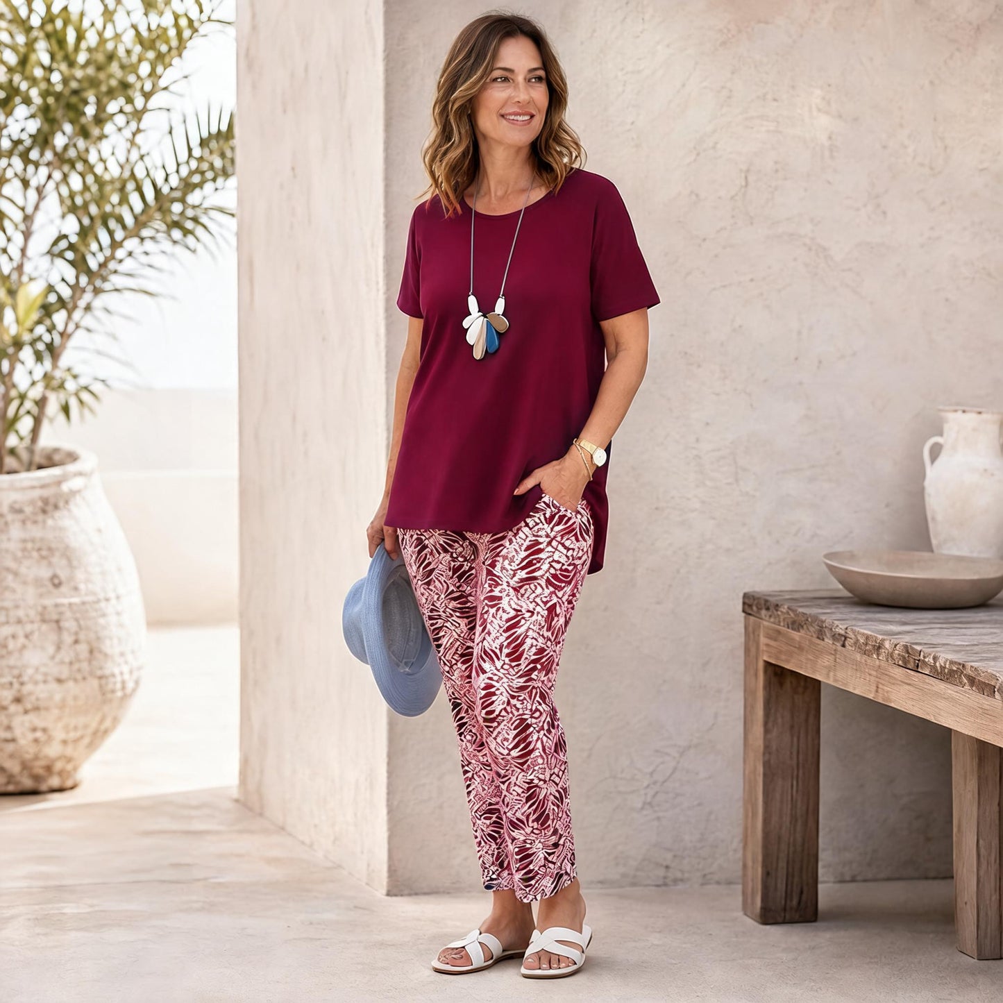 Vincenza Fossati™ Coordinated Two-Piece Set for Effortless Style