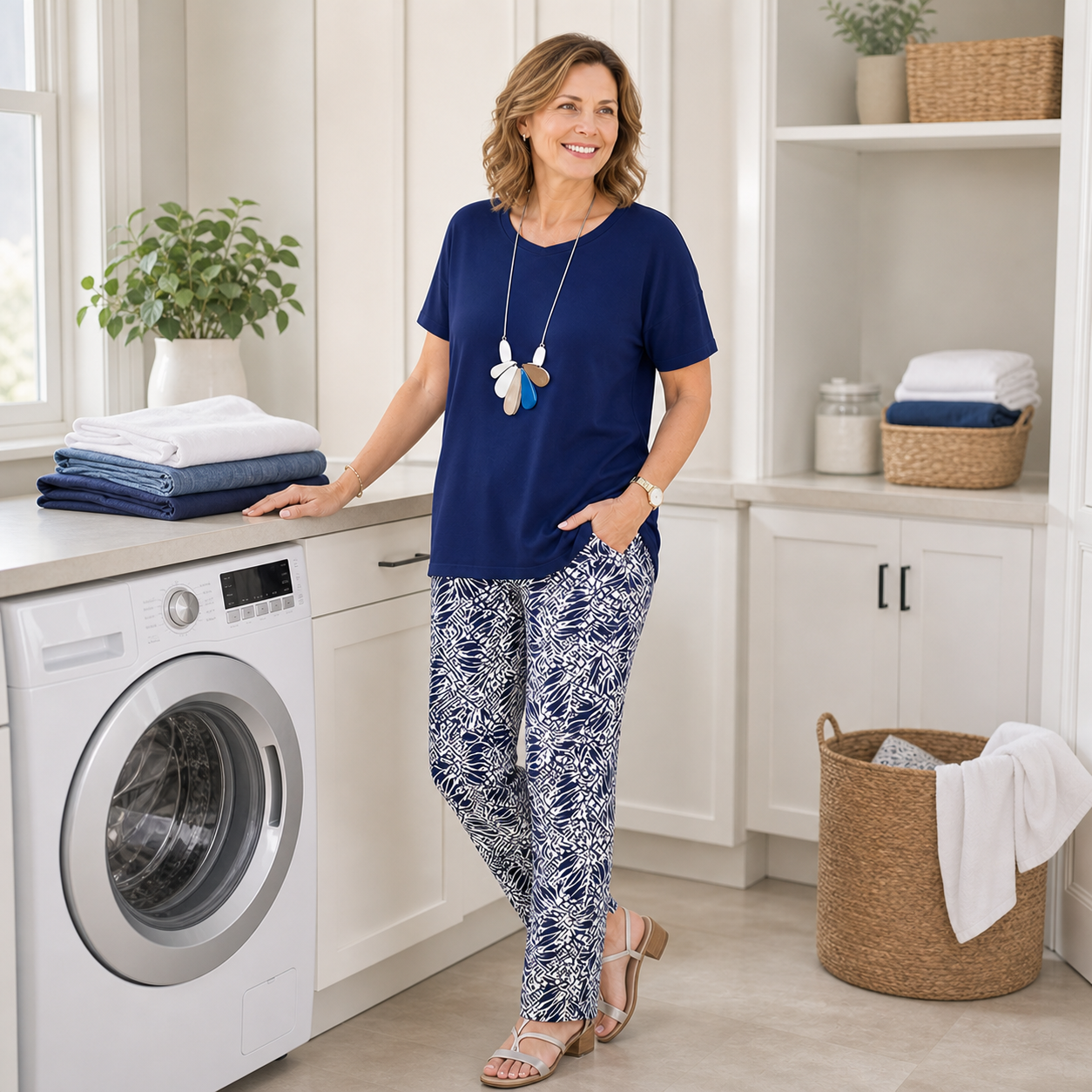 Vincenza Fossati™ Coordinated Two-Piece Set for Effortless Style